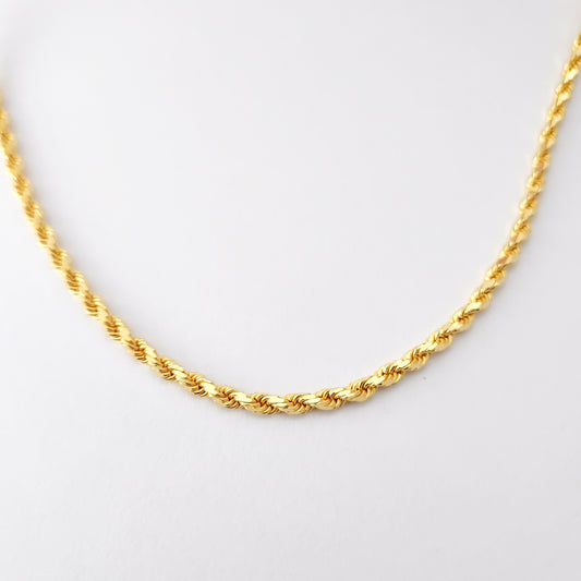 916 Gold Classic Rope Chain
