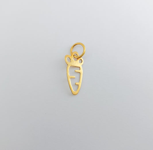 916 Gold Carrot Pendant